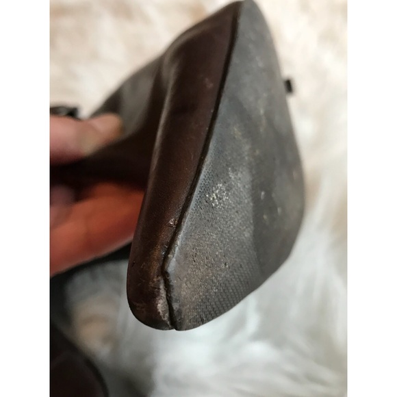 Anne Klein Women’s Size 9.5 Brown Tall Boots FLAW - Picture 6 of 8